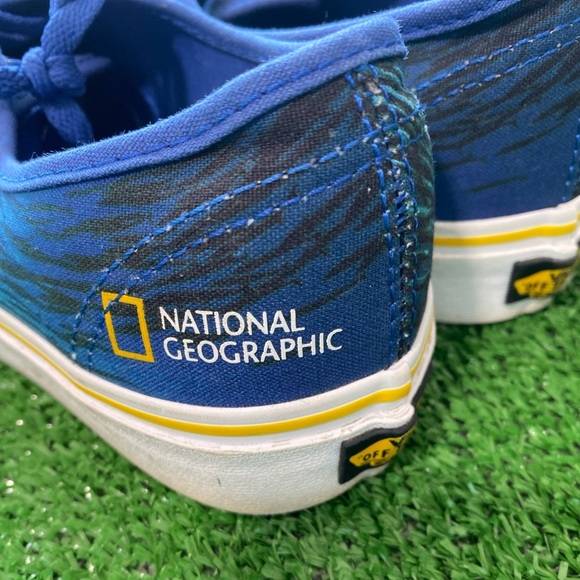 Vans National Geographic Ocean Womens Size 9 Casual Skateboarding Limited U-18 - Picture 8 of 9